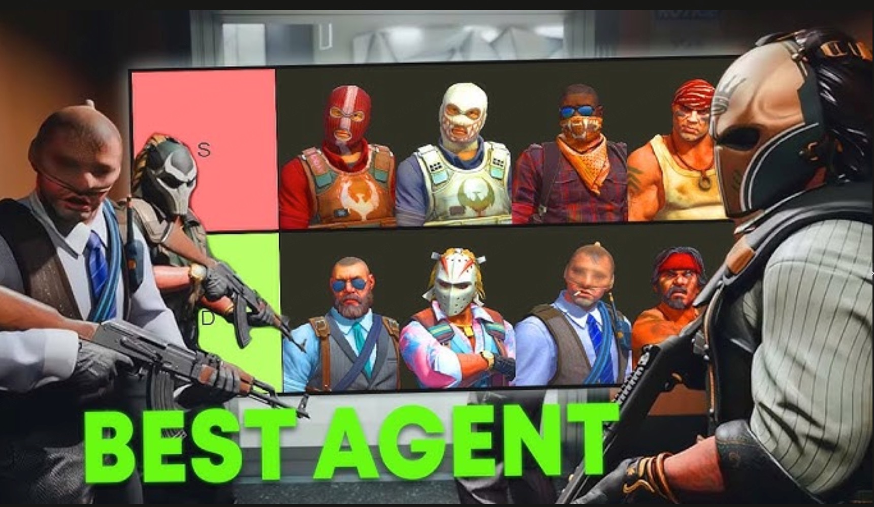 CS2 Agent Tier List – най-добрите агенти и скинове